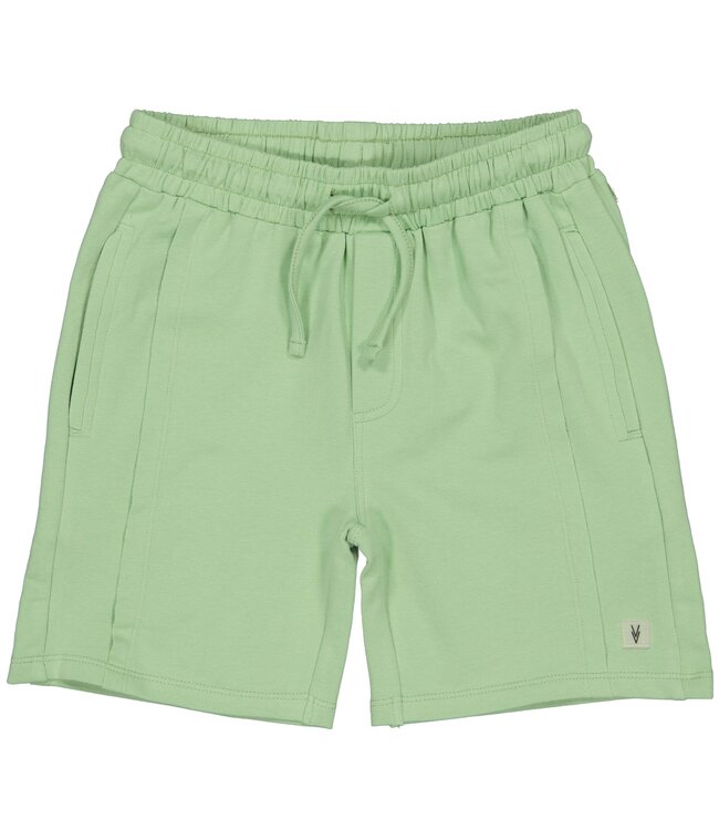 LEVV Jongens sweat short - Kors - Zacht groen