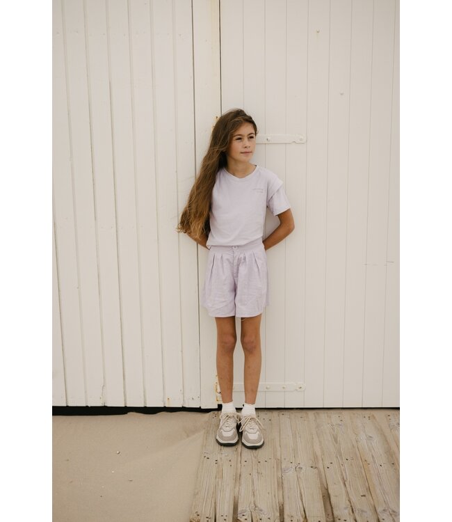 LEVV Meisjes short - Kristin - Violet