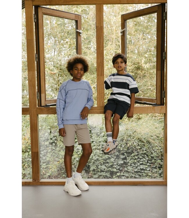 LEVV Jongens sweater - Kenton - Midden blauw