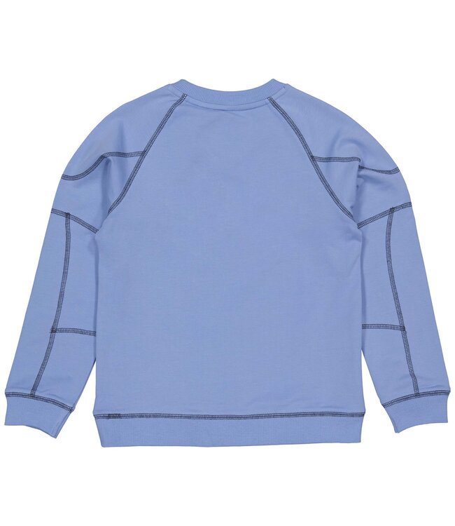 LEVV Jongens sweater - Kenton - Midden blauw