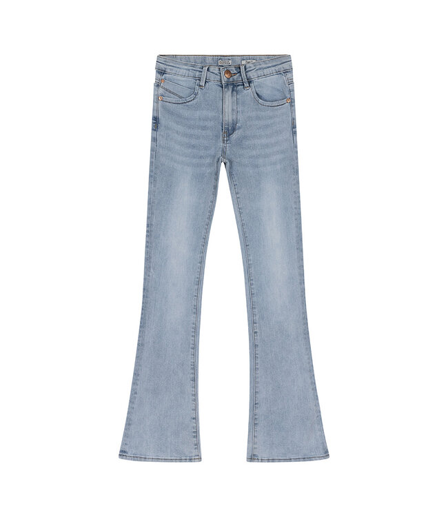 Indian Blue Jeans Meisjes jeans broek Lola flair fit - Licht denim