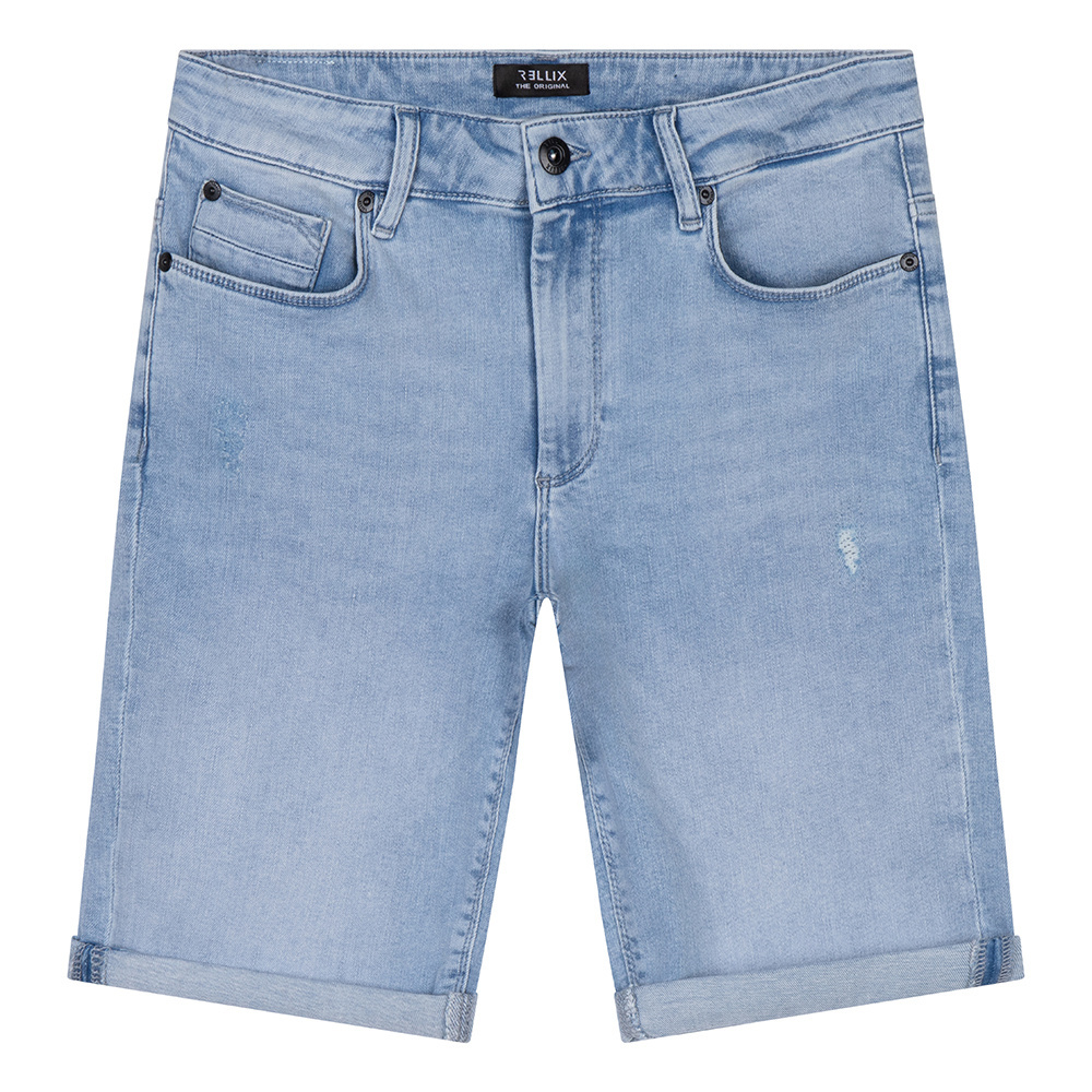 Jongens jeans short Duux blauw - Licht denim