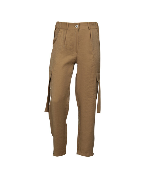 KIEstone Meisjes broek - Lola - camel