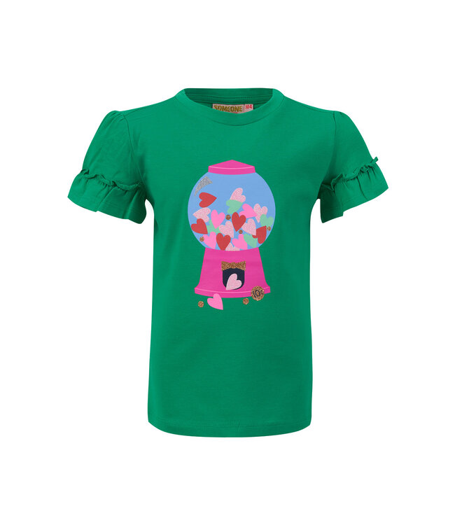 Someone Meisjes t-shirt - Gummie-SG-02-C - Groen