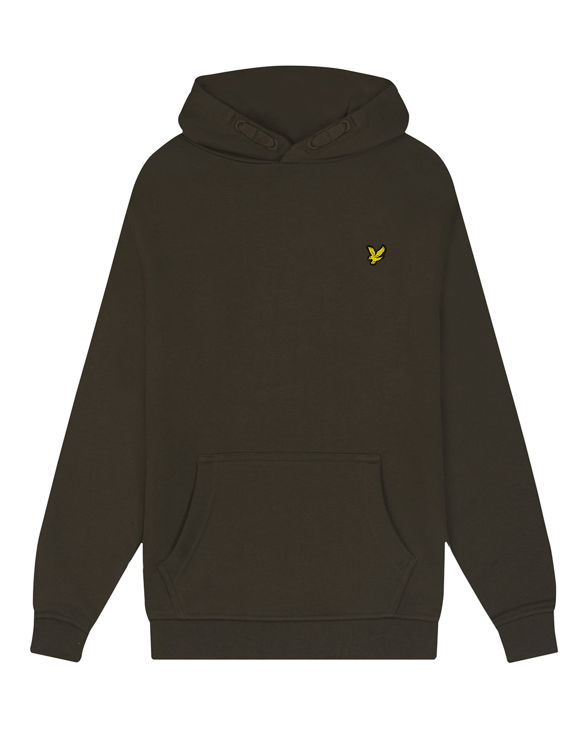 Lyle Scott Hoodie Olijf groen merkmeisjeskleding