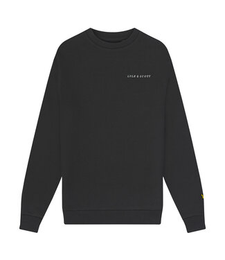 Lyle & Scott Sweater Script - Gun metal grijs