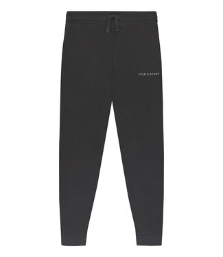 Lyle & Scott Sweat broek Script - Gun metal grijs