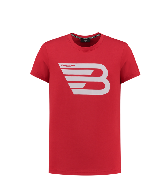 Ballin T-shirt met logo - Rood