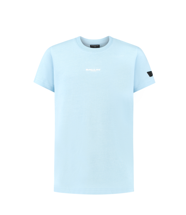 Ballin T-shirt met print - Lt blauw