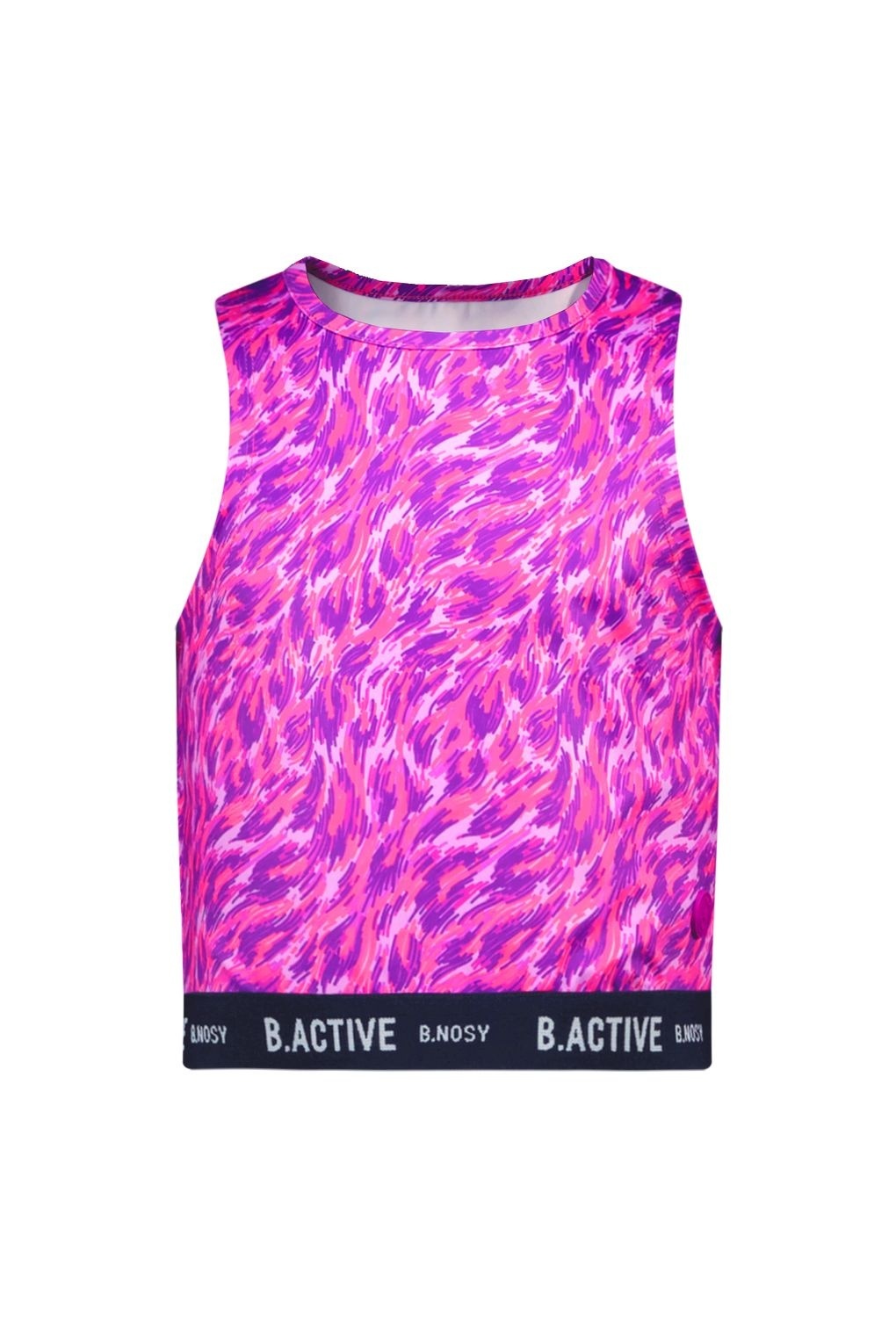 B.Nosy Meisjes tanktop print Active - Amy - Panter veer