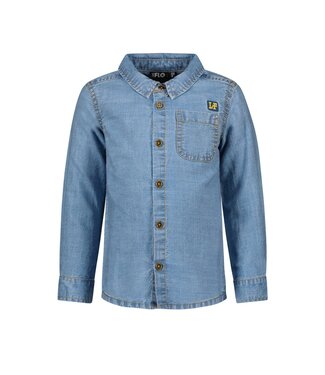 Like Flo Jongens blouse - lt denim