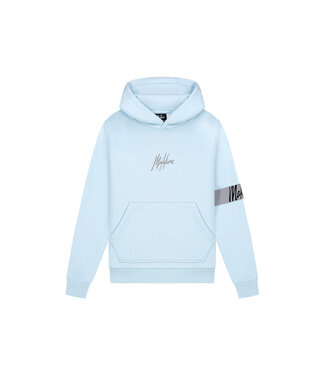 Malelions Hoodie captain 2.0 - Licht blauw / Grijs