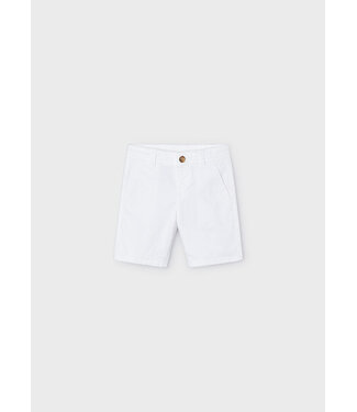 Mayoral Jongens short twill chino - Wit