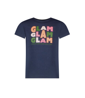 Tygo & Vito Meisjes t-shirt - Jayla - Navy blauw