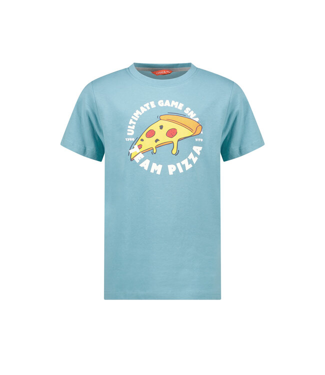 Tygo & Vito Jongens t-shirt - Jaimy - Aqua blauw