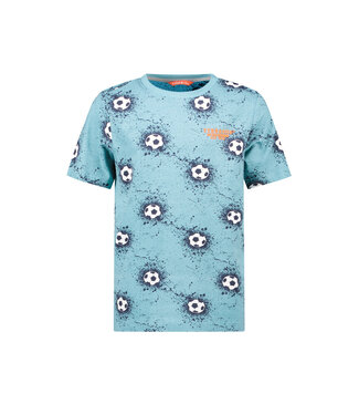 Tygo & Vito Jongens t-shirt - Thijs - Aqua blauw