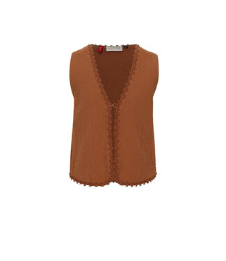 LOOXS Little Meisjes gilet - Caramel