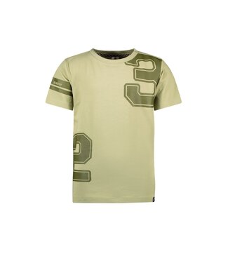 B.Nosy Jongens t-shirt - Puk - Soft army groen