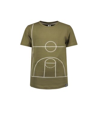 B.Nosy Jongens t-shirt - Perry - Hunter groen