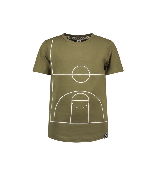 B.Nosy Jongens t-shirt - Perry - Hunter groen