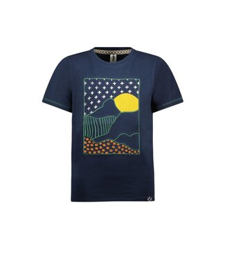 B.Nosy Jongens t-shirt - Gust - Navy blauw