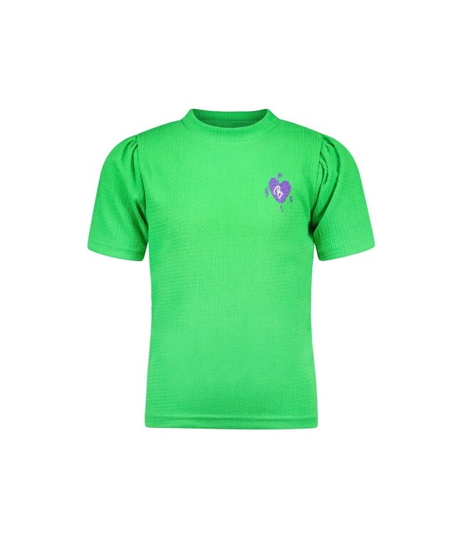 B.Nosy Meisjes t-shirt - Vajen - Helder groen