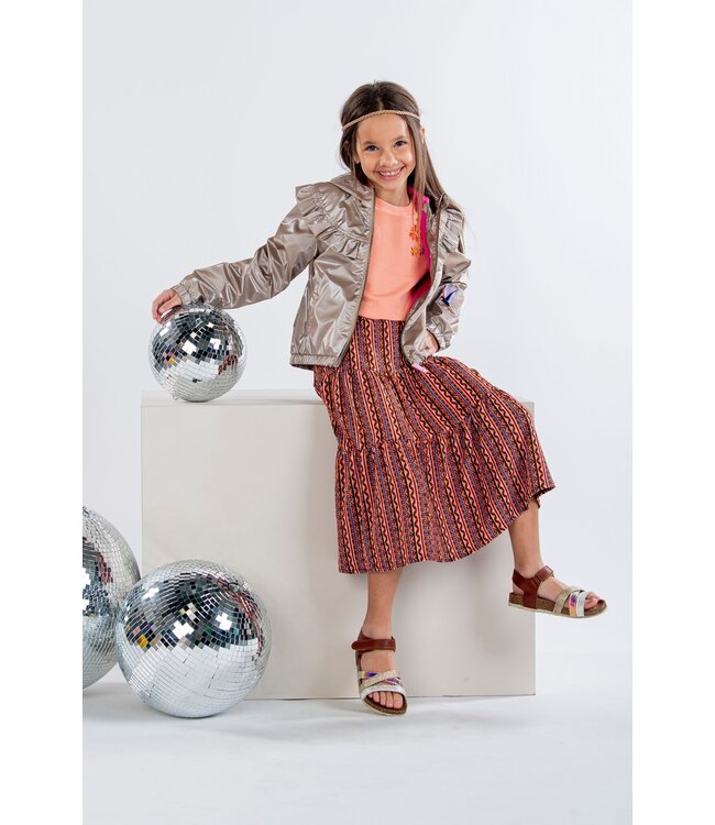 B.Nosy Meisjes rok - Brenda - Blush aztec AOP