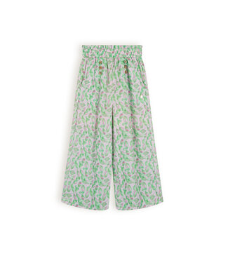 NoNo Meisjes broek culotte AOP - Sofia - Cotton candy