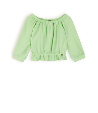 NoNo Meisjes top fancy - Knew - Spring groen