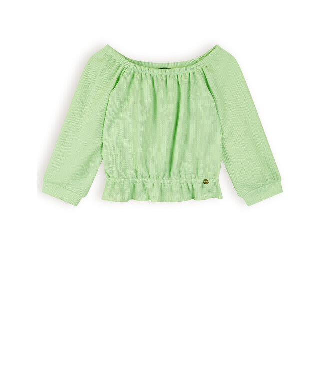 NoNo Meisjes top fancy - Knew - Spring groen