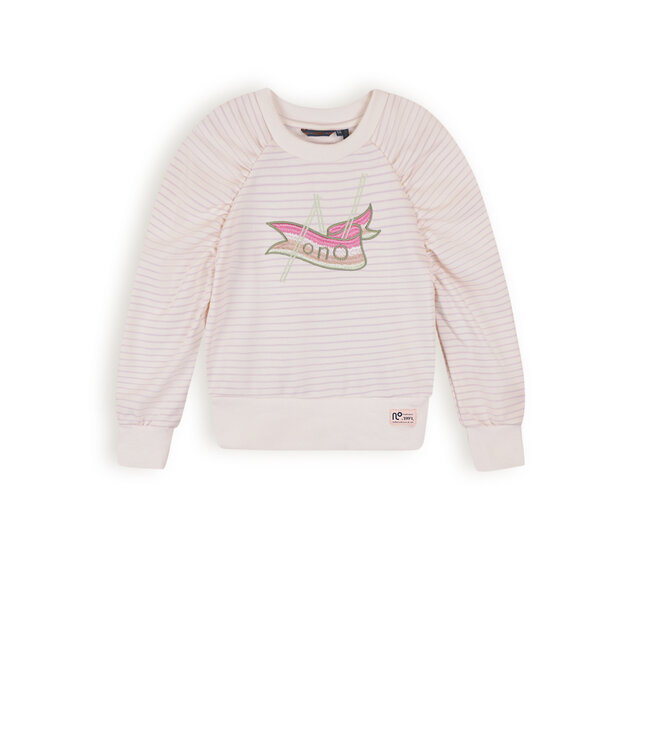 NoNo Meisjes sweater - Kyra - Cotton candy