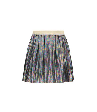 Like Flo Meisjes rok metallic plisse - Oil