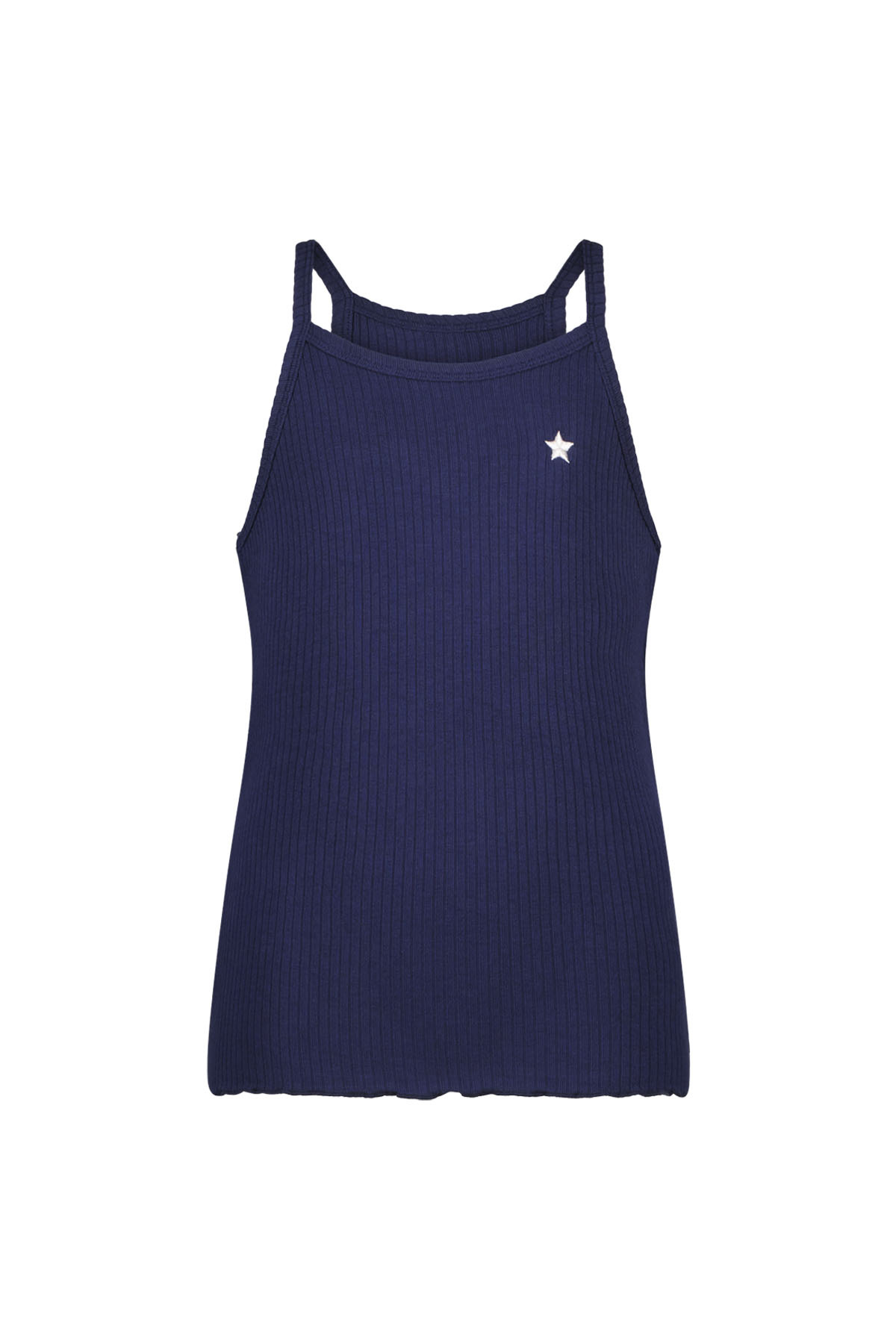 Like Flo Meisjes top rib - Navy blauw afbeelding