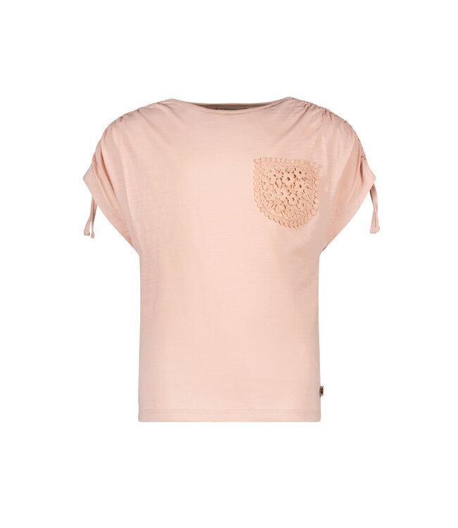 Like Flo Meisjes t-shirt slub - Nude