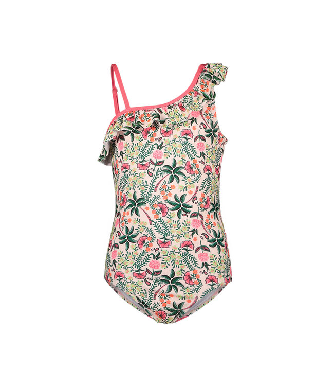 Just Beach Meisjes badpak - Floral - Tropical palm