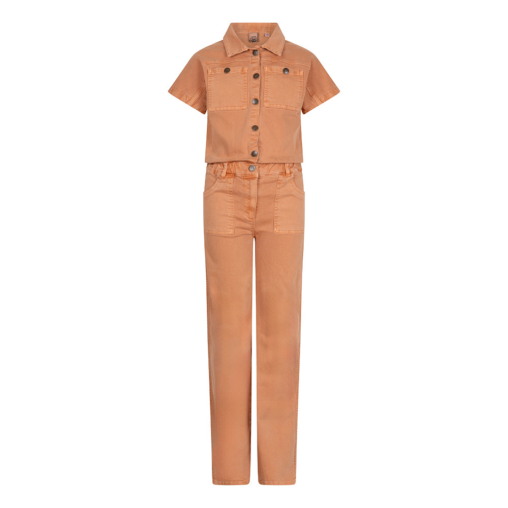 Meisjes jumpsuit wide fit - Fresh perzik