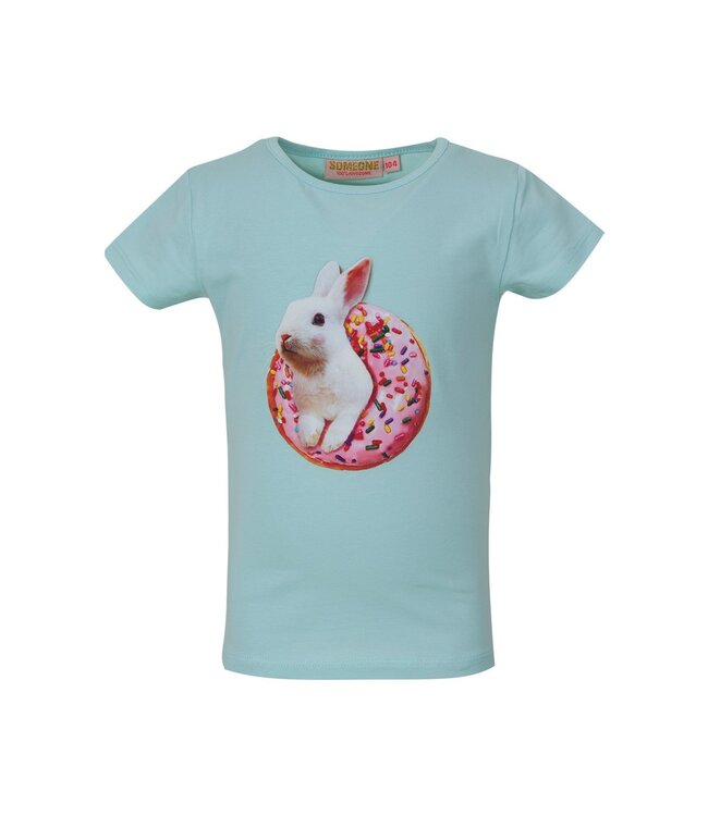 Someone Meisjes t-shirt - Mathilda-SG-02-A - Licht aqua blauw