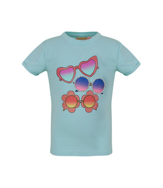 Someone Meisjes t-shirt - Leonie-SG-02-A - Licht aqua blauw