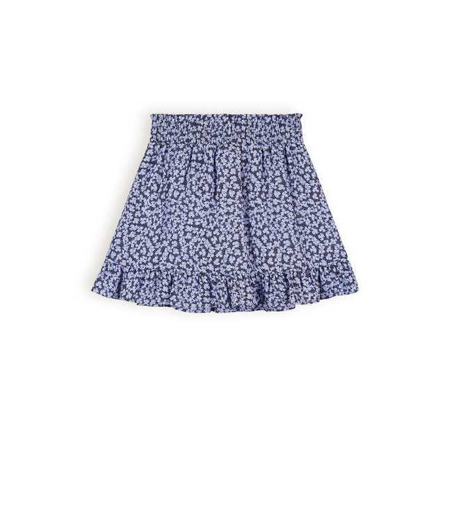 NoBell Meisjes spijker rokje - Ninez - Satijn blauw