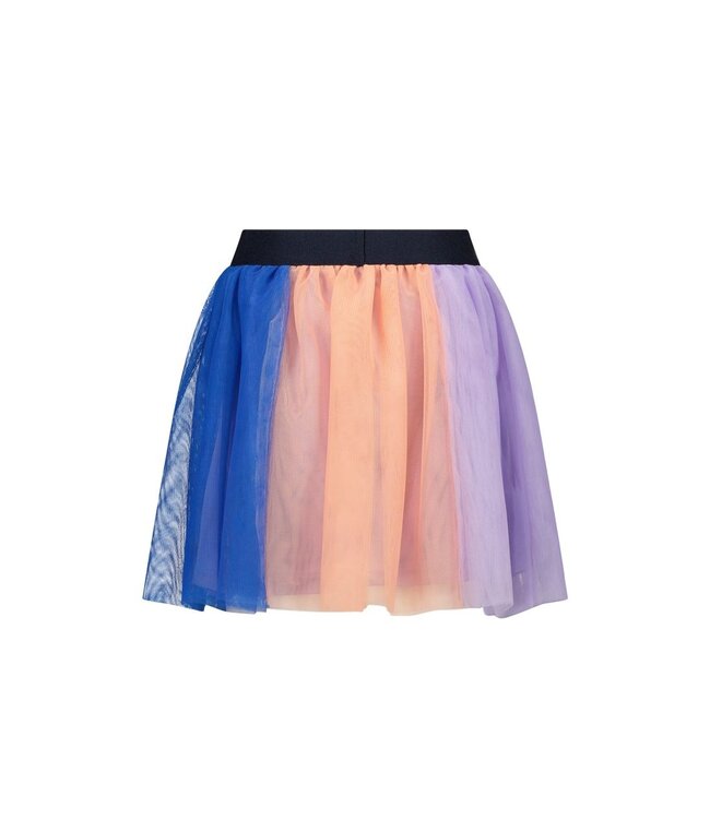 B.Nosy Meisjes rok mesh multi - Pippa - Soft blauw