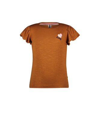 B.Nosy Meisjes t-shirt - Simone - Pinda