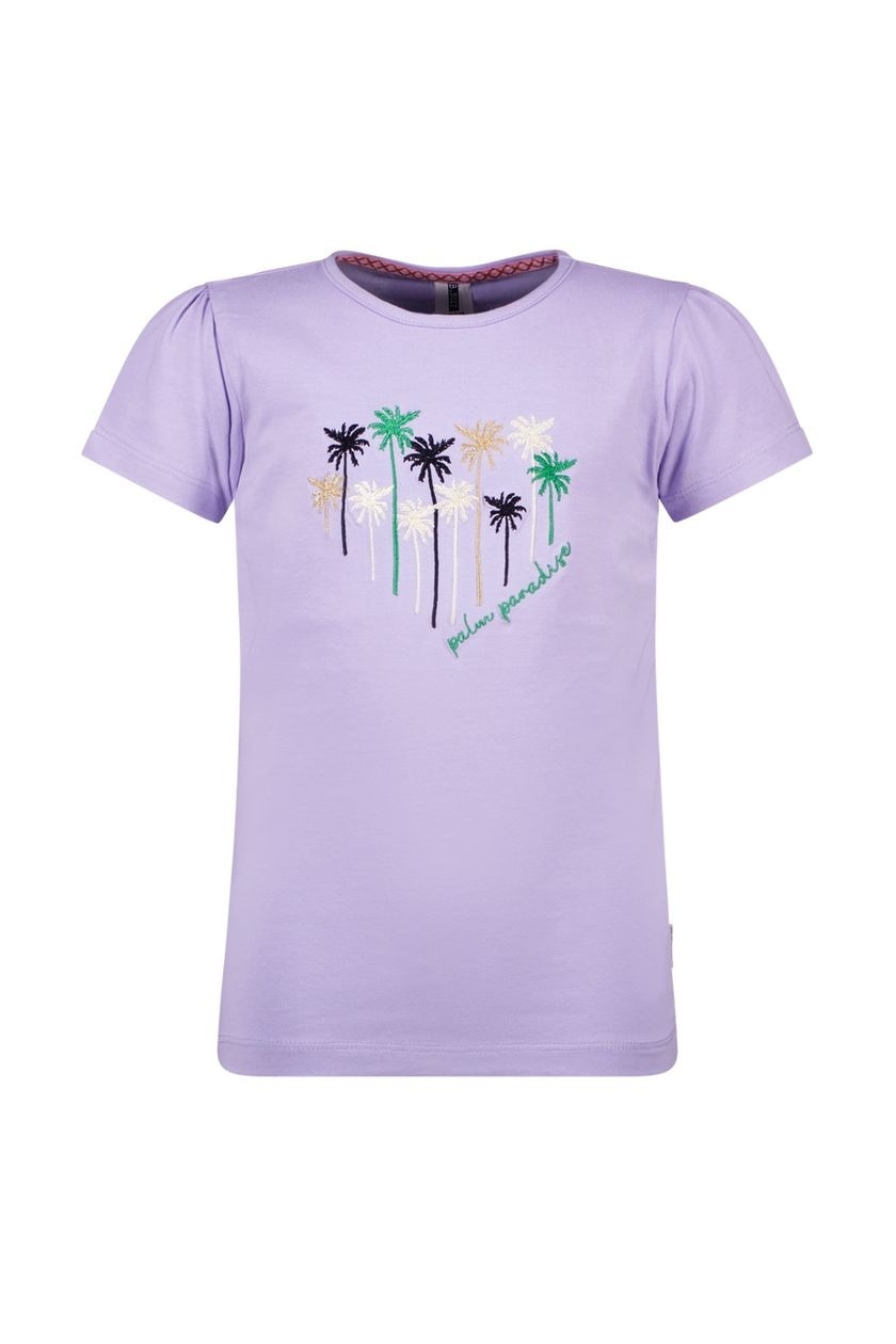 B.Nosy Meisjes t-shirt - May - Lt Lavender