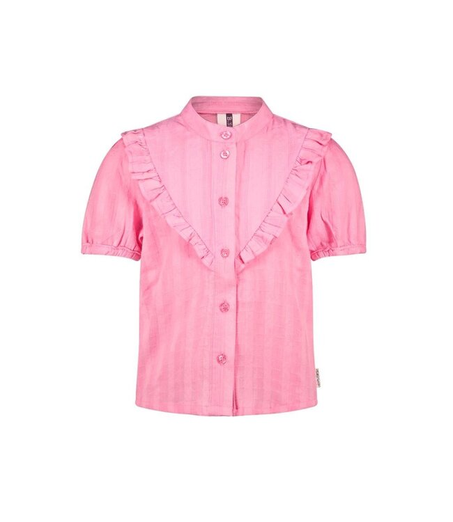 B.Nosy Meisjes blouse - Soof - Sugar roze