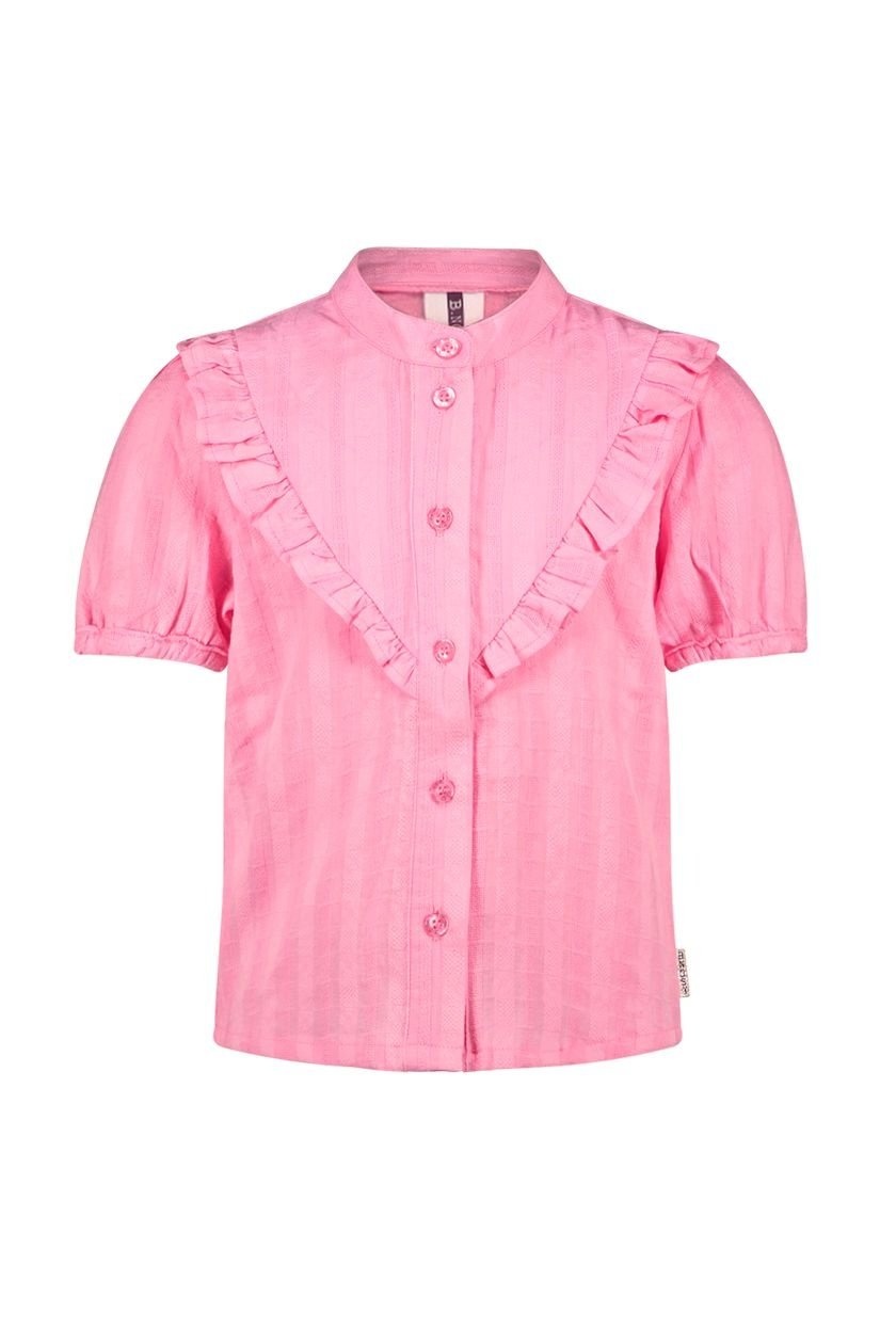 B.Nosy Meisjes blouse - Soof - Sugar roze