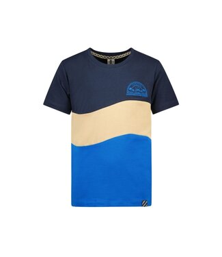 B.Nosy Jongens t-shirt - Fabian - Navy blauw