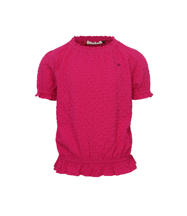 LOOXS Little Meisjes top - Hot roze