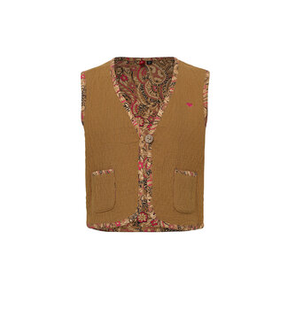 LOOXS Little Meisjes reversibel gilet - Palms