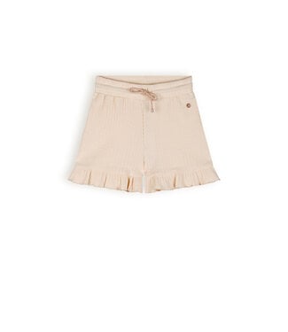 NoNo Meisjes short fancy - Sara - Pearled ivoor wit