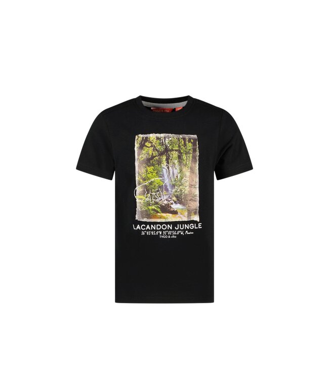 Tygo & Vito Jongens t-shirt - John - Zwart