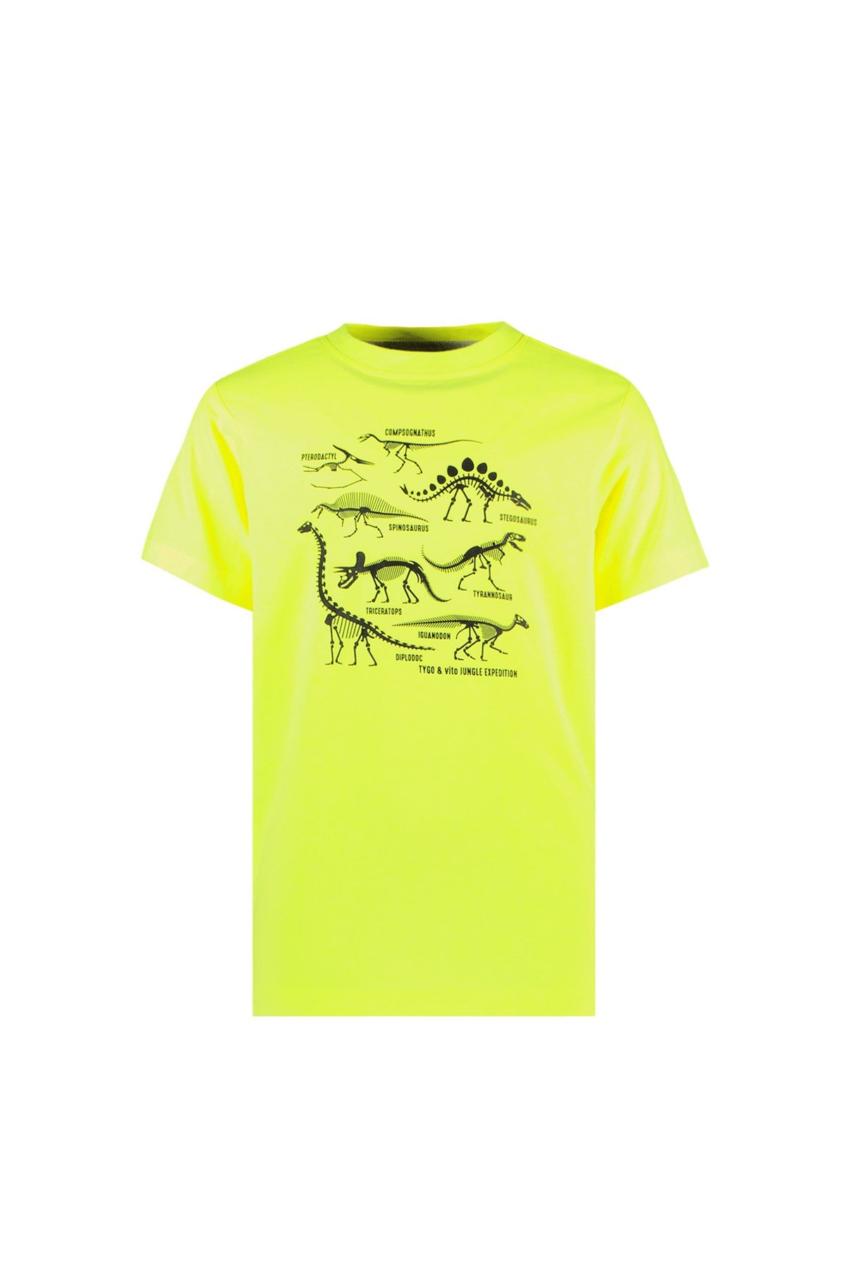 Tygo & Vito Jongens t-shirt - James - Safety geel